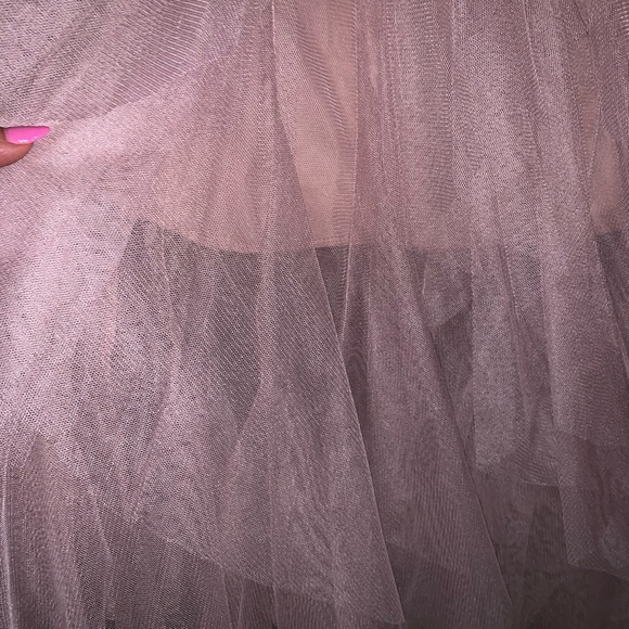 PRICE DROP! Pink Tulle Long Skirt - Picture 7 of 12